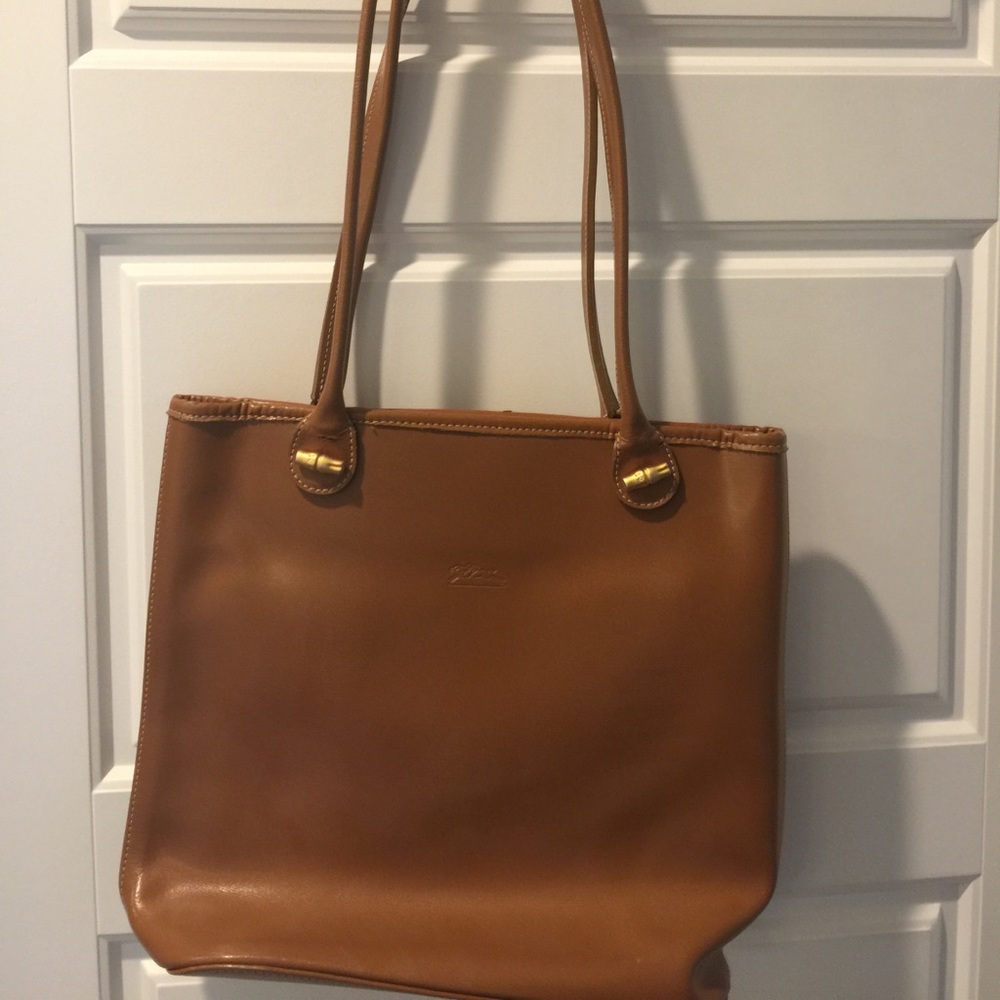 Longchamp Beige Leather tote